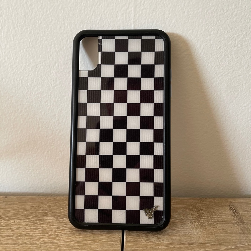 Wildflower Checkers iPhone XS MAX case